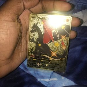 Rare golden shiny charizard